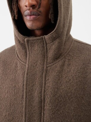 ジャケット・アウター AURALEE HEAVY MELTON HOODED COAT AURALEE オーラリー HEAVY MELTON HOODED COAT AURALEE -Light Melton